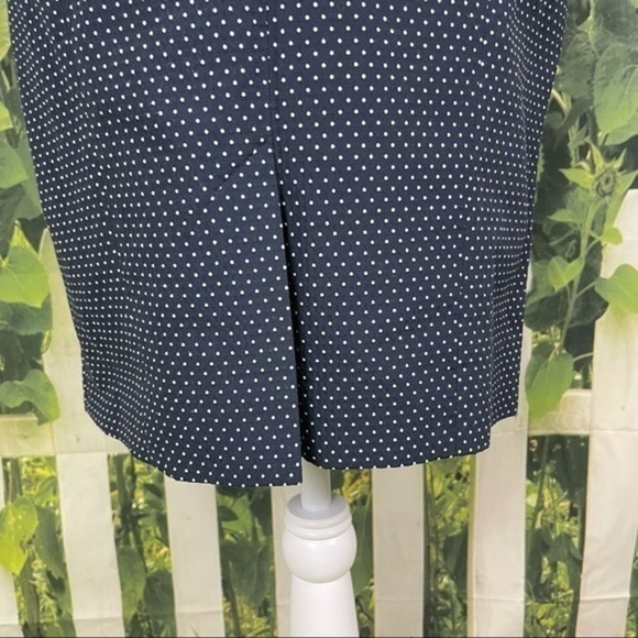 BARASCHI Navy Polka Dot Pencil Skirt 4 - Picture 14 of 16